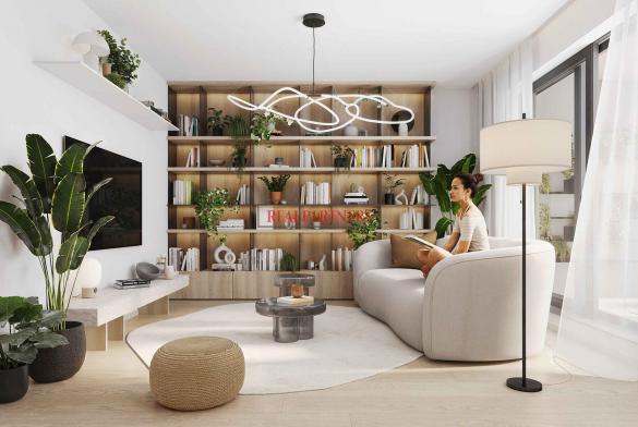 Novostavba bytu 3+kk o ploše 94,7 m² + balkón 5,3 m² ve výstavbě u Roztylského náměstí.