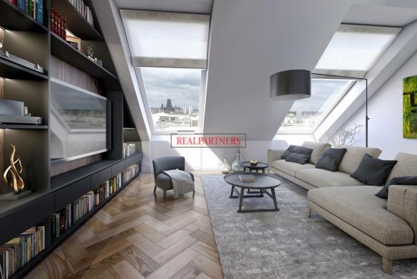 Mezonetový byt 3+kk o ploše 109,2 m² na Praze 1 - Nové město.