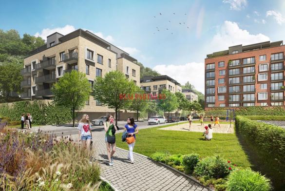 Novostavba 1+kk o ploše 32 m² + balkón 5,1 m² ve výstavbě 5min pěšky od metra B Invalidovna.
