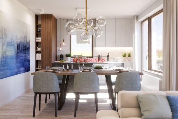 Nový byt 3+kk o ploše 82,8 m² + balkon 9,4 m² ve výstavbě vedle Čimického parku.